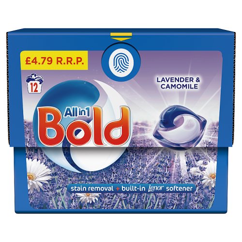 BOLD ALL IN 1 PODS LAVENDER & CAMOMILE 12s Main image