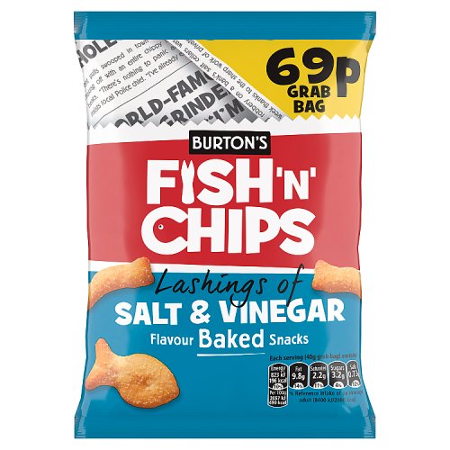 BURTON FISH N CHIPS 69P 40g Main image