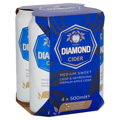 DIAMOND WHITE CIDER 6.8% ABV 500ml Main image