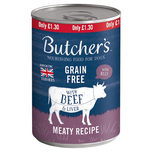 BUTCHERS BEEF AND LIVER 400g