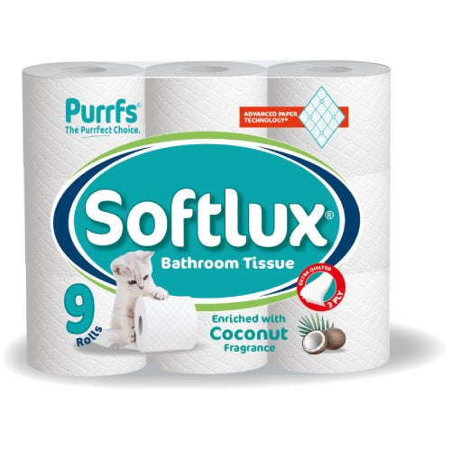 PURFFS SOFTLUX 3PLY COCONUT 9roll Main image