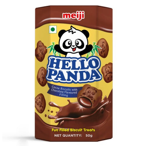 MEIJI HELLO PANDA DOUBLE CHOCOLATE 50g Main image
