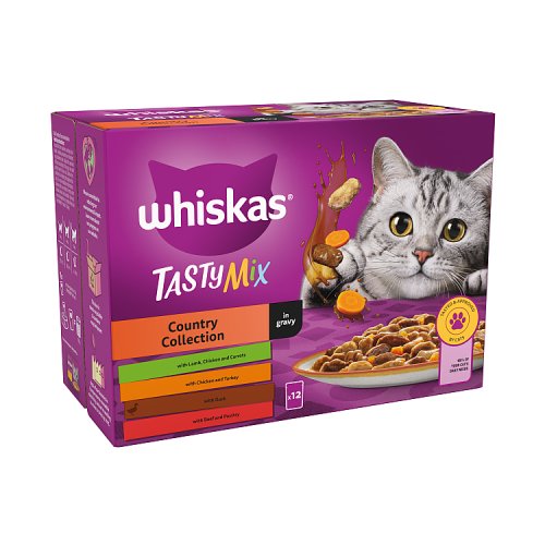 WHISKAS TASTY MIX COUNTRY COLLE IN GRAVY [12 PACK] 85g Main image
