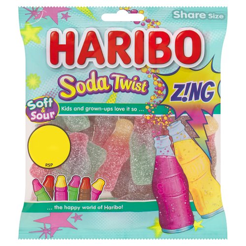HARIBO SODA TWIST ZING 176g