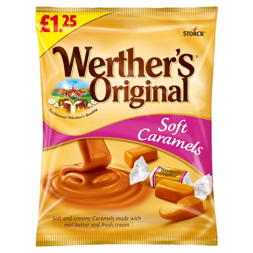 WERTHERS SOFT CARAMELS £1.25 110g