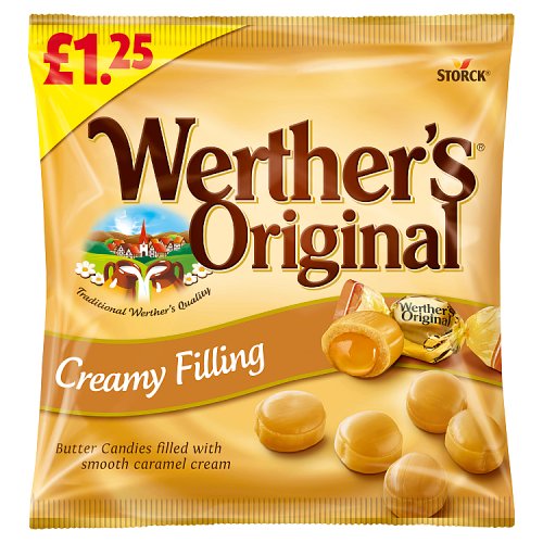 WERTHERS CREAMY FILLING £1.25 110g