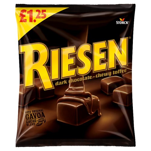RIESEN DARK CHOCO TOFFEE BAG 110g Main image