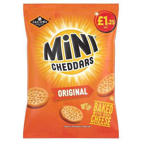 MINI CHEDDARS ORIGINAL £1.25 90g