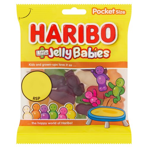 HARIBO LITTLE JELLY BABIES 70P 60g