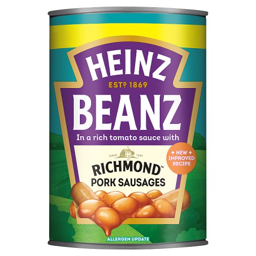 HEINZ BEANS & PORK SAUSAGES 415g Secondary image
