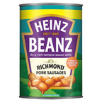 HEINZ BEANS & PORK SAUSAGES 415g