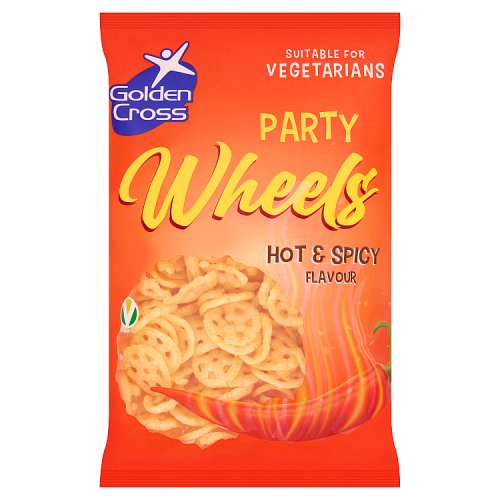 GOLDEN CROSS PARTY WHEELS HOT & SPICY 90g Main image