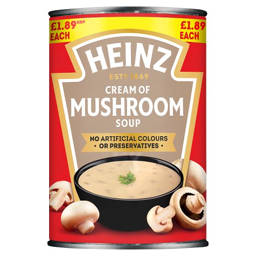 HEINZ MUSHROOM SOUP £1.89 400g Main image