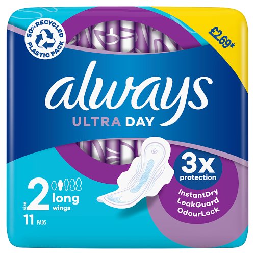 ALWAYS ULTRA QUATTRO LONG PLUS 11s