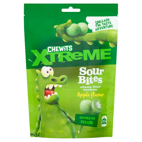 CHEWITS XTREME SOUR APPLE BITES 115g Main image