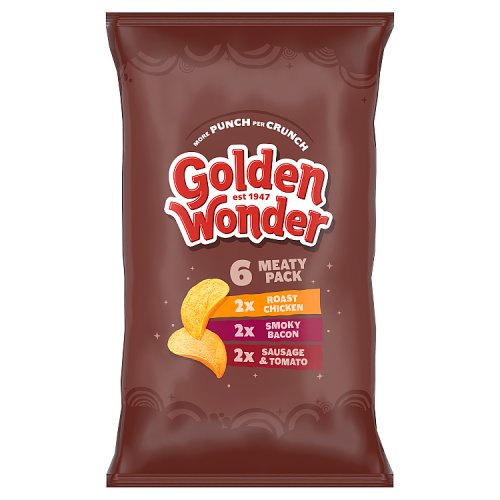 GOLDEN WONDER MEATY [6 PACK] 25g