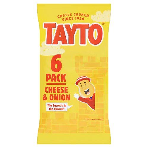 TAYTO CHEESE & ONION [6 PACK] 25g Main image