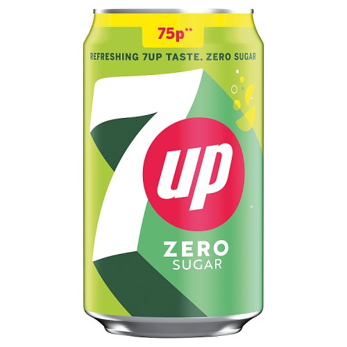 7UP ZERO 75P 330ml Main image