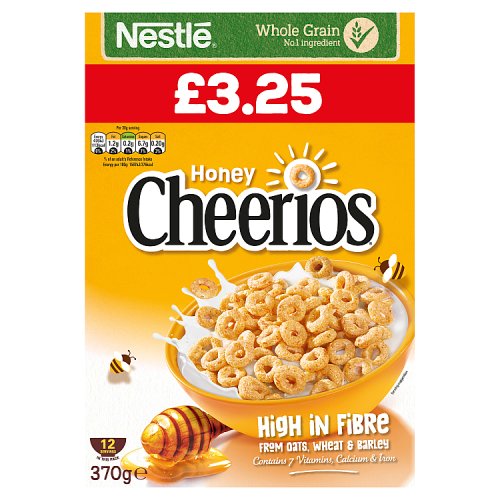 NESTLE CHEERIOS HONEY £3.25 370g