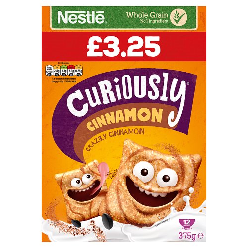 NESTLE CURIOUSLY CINNAMON £3.25 375g Main image