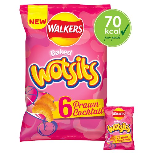 WALKERS WOTSITS PRAWN COCKTAIL [6PACK] 6X13.5