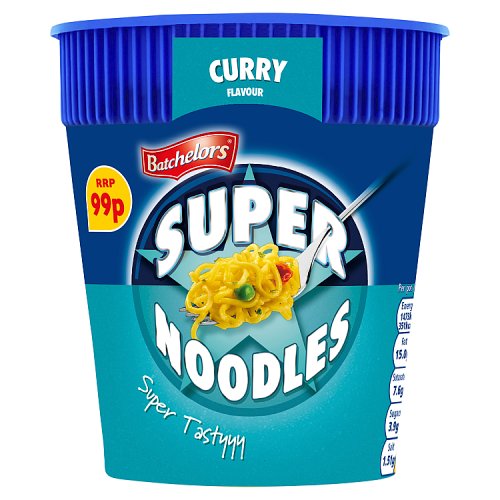 BATCHELORS SUPER NOODLES POT CURRY 99P 75g Main image