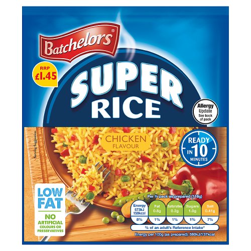 BATCHELORS SUPER RICE CHICKEN £1.45 90g