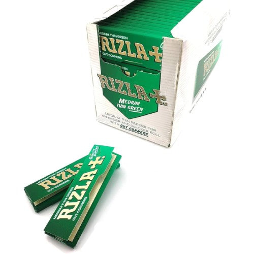RIZLA GREEN SINGLE PAPERS 100s