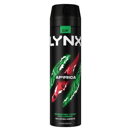 LYNX BODYSPRAY AFRICA 200ml