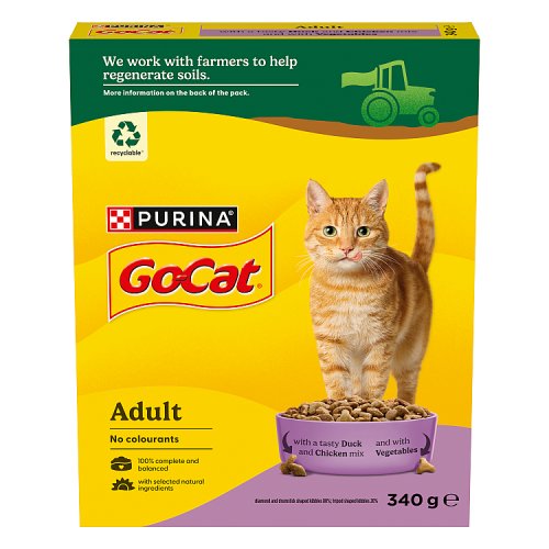 GO CAT CHICKEN & DUCK 340g Main image