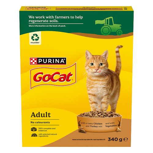 GO CAT TURKEY & CHICKEN 340g