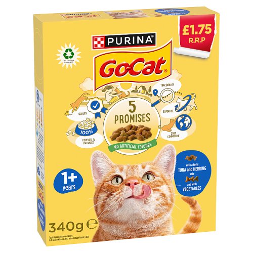 GO CAT TUNA & HERRING VEG 340g Main image