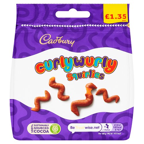CADBURY CURLY WURLY SQUIRLIES BAG 85g
