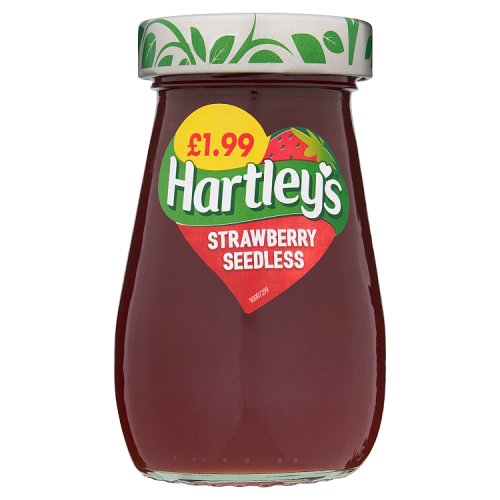 HARTLEYS SEEDLESS STRAWBERRY JAM £1.99 340g Main image