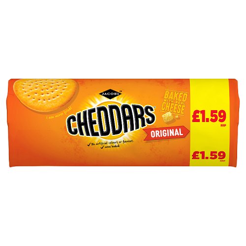 JACOBS CHEDDARS £1.59 150g