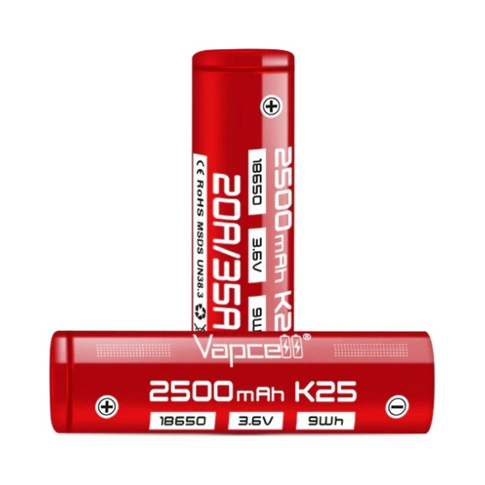 K25 18650 2500mah Batteries Main image