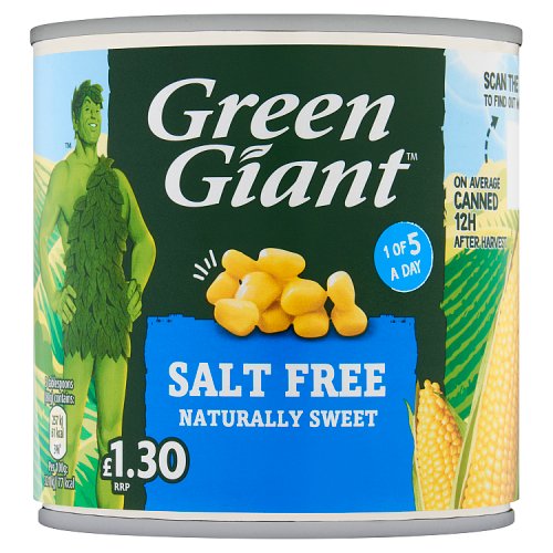 GREEN GIANT SALT FREE CORN 340g Main image