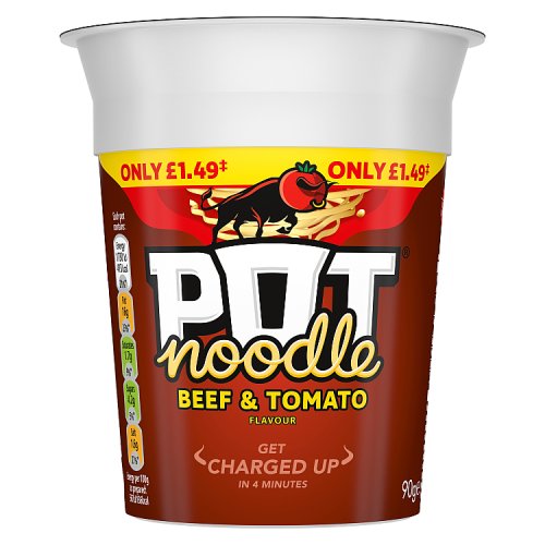 POT NOODLE BEEF & TOMATO £1.49 90G Main image