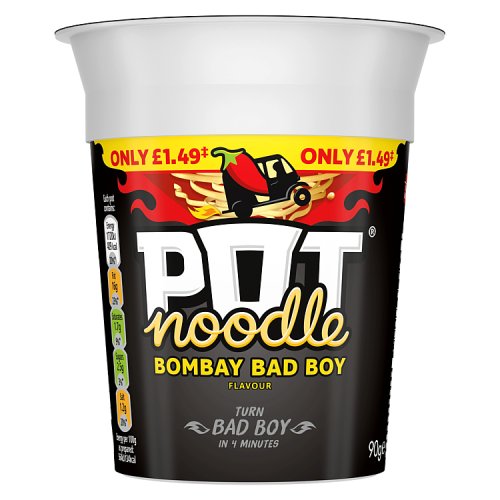POT NOODLE BOMBAY BAD BOY £1.49 90g