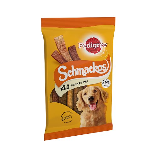 PEDIGREE SCHMACKOS POULTRY TREATS 20s Main image