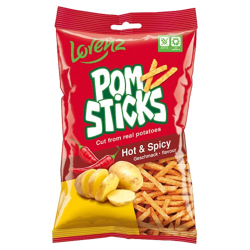 LORENZ POMSTICKS HOT & SPICY 85g Main image
