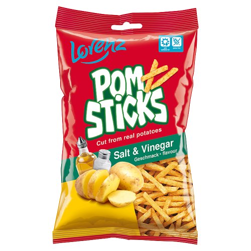LORENZ POMSTICKS SALT & VINEGAR 85g Main image