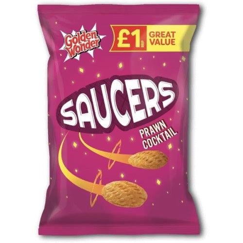 GOLDEN WONDER PRAWN COCKTAIL SAUCERS £1 40g