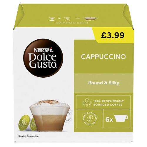 NESCAFE DOLCE GUSTO CAPPUCCINO £3.99 139.8g Main image