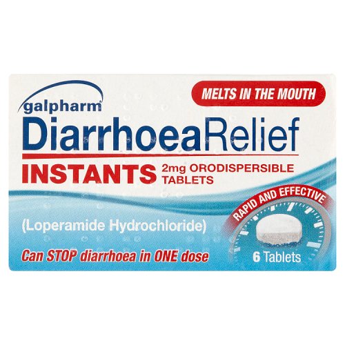 GALPHARM DIARRHOEA RELIEF INSTANTS 2MG Main image