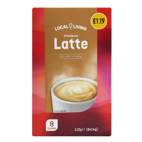 LOCAL LIVING LATTE SACHETS £1.19 112g Main image