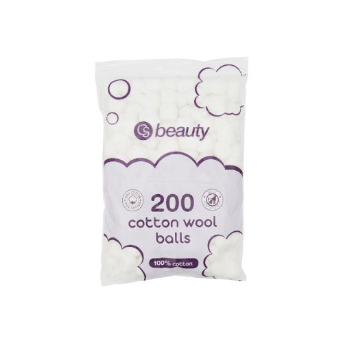 CS BEAUTY COTTON WOOL BALLS 200s
