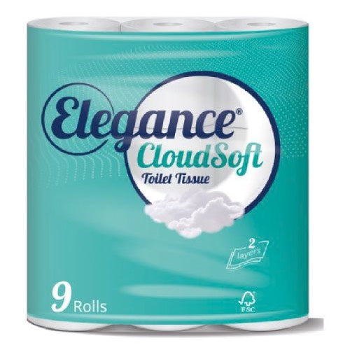 ELEGANCE CLOUD SOFT 2PLY 9ROLL
