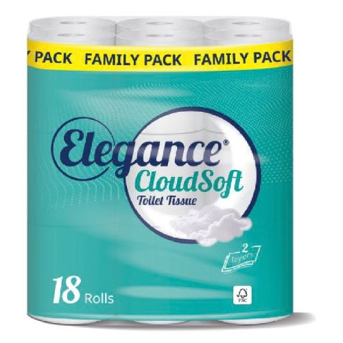 ELEGANCE CLOUD SOFT 2PLY 18ROLL