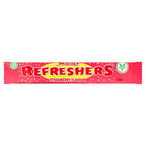 SWIZZELS REFRESHERS STRAWBERRY CHEW BAR 20P 18g Main image